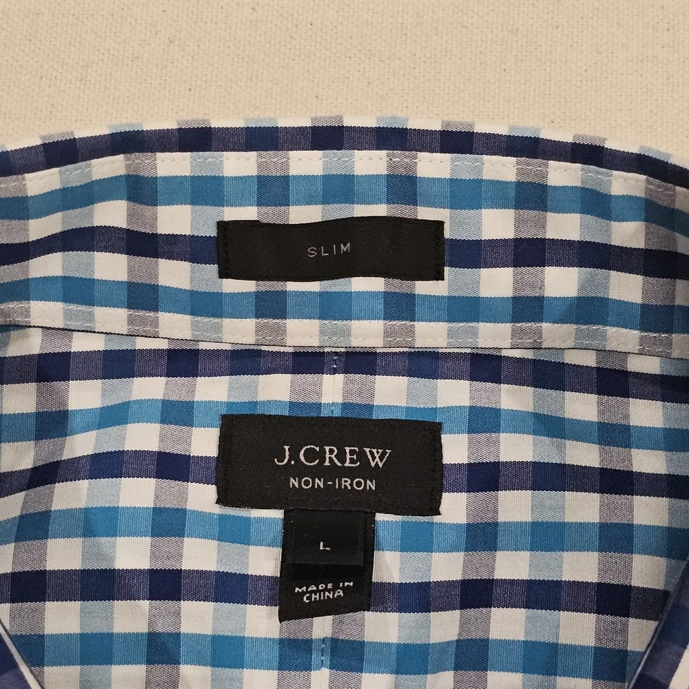 J. Crew Slim Fit Non-Iron Shirt L